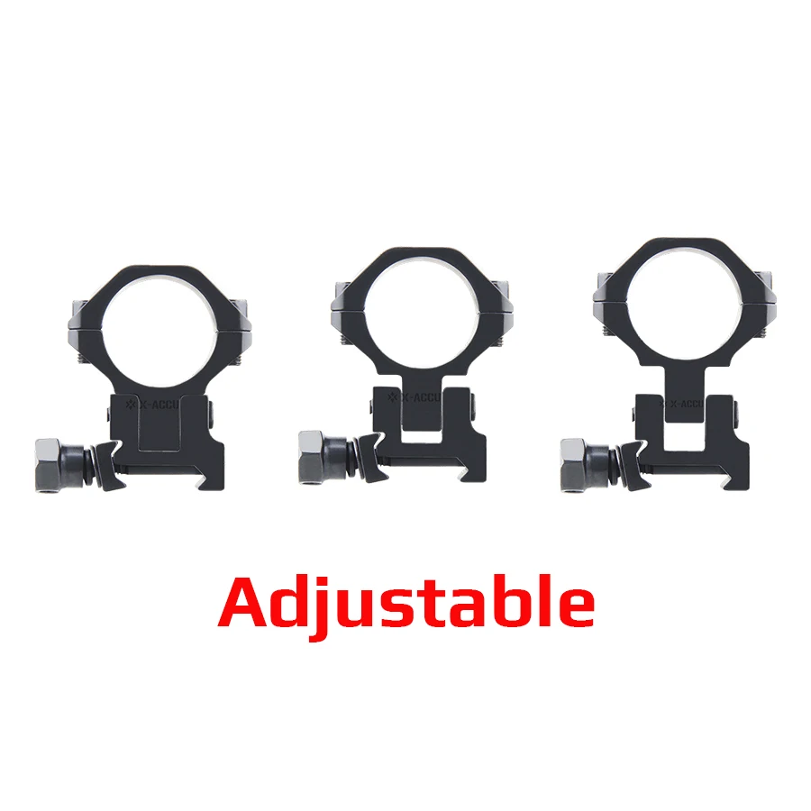 Óptica vectorial, alcance de caza de elevación ajustable de 25,4 Mm, anillos de montaje Picatinny, accesorios tácticos de cola de milano de 11Mm - imagen 2