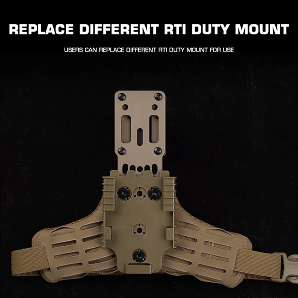 Accesorio de montaje ARC RTI DUTY, pieza de placa de presión inferior de arco con esponja de revestimiento interior utilizada con funda de extracción rápida de montaje Rti Duty - imagen 2