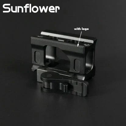 Soporte de alcance táctico Airsoft, versión que aumenta la altura, seguridad para caza, mira de punto rojo, Base de Metal para accesorios de armas de riel de 20MM - imagen 5