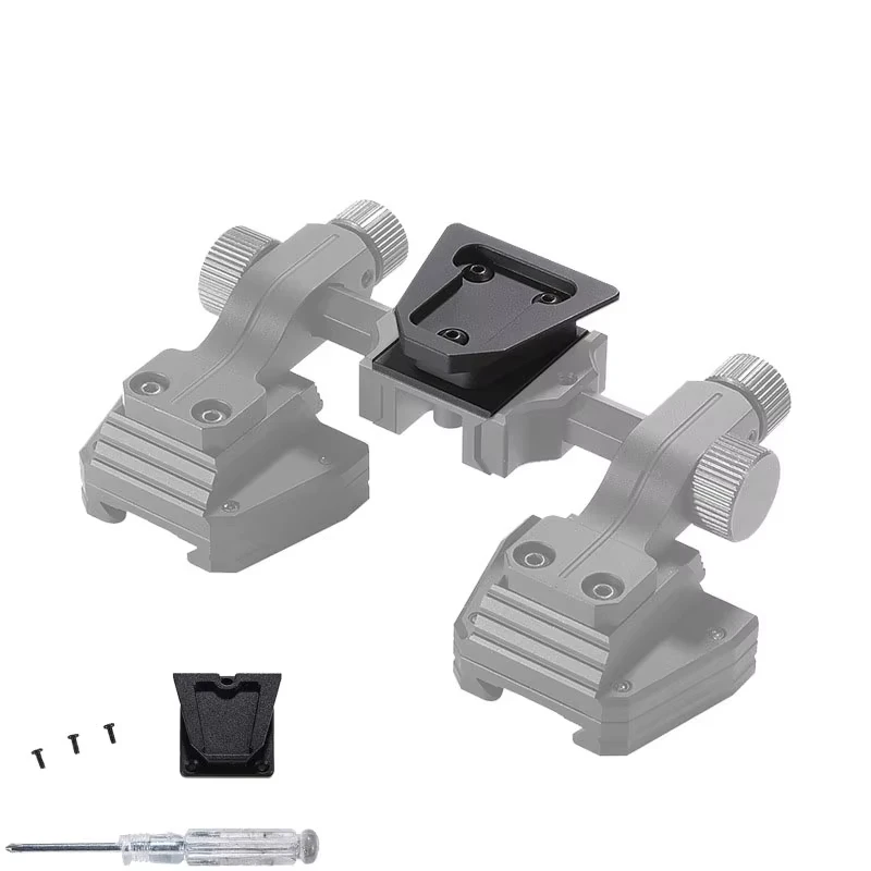 Casco táctico de aleación de aluminio para exteriores, adaptador de visión nocturna, soporte NVG-10, varios adaptadores - imagen 3