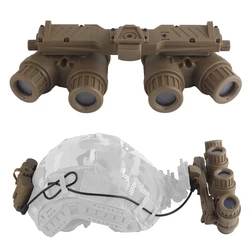 Casco táctico GPNVG-18 NVG simulado con caja de batería para Airsoft