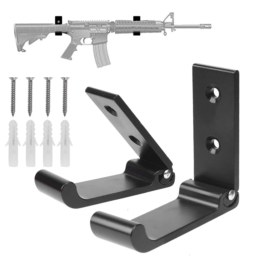 Soporte plegable para rifle con estante de exhibición horizontal