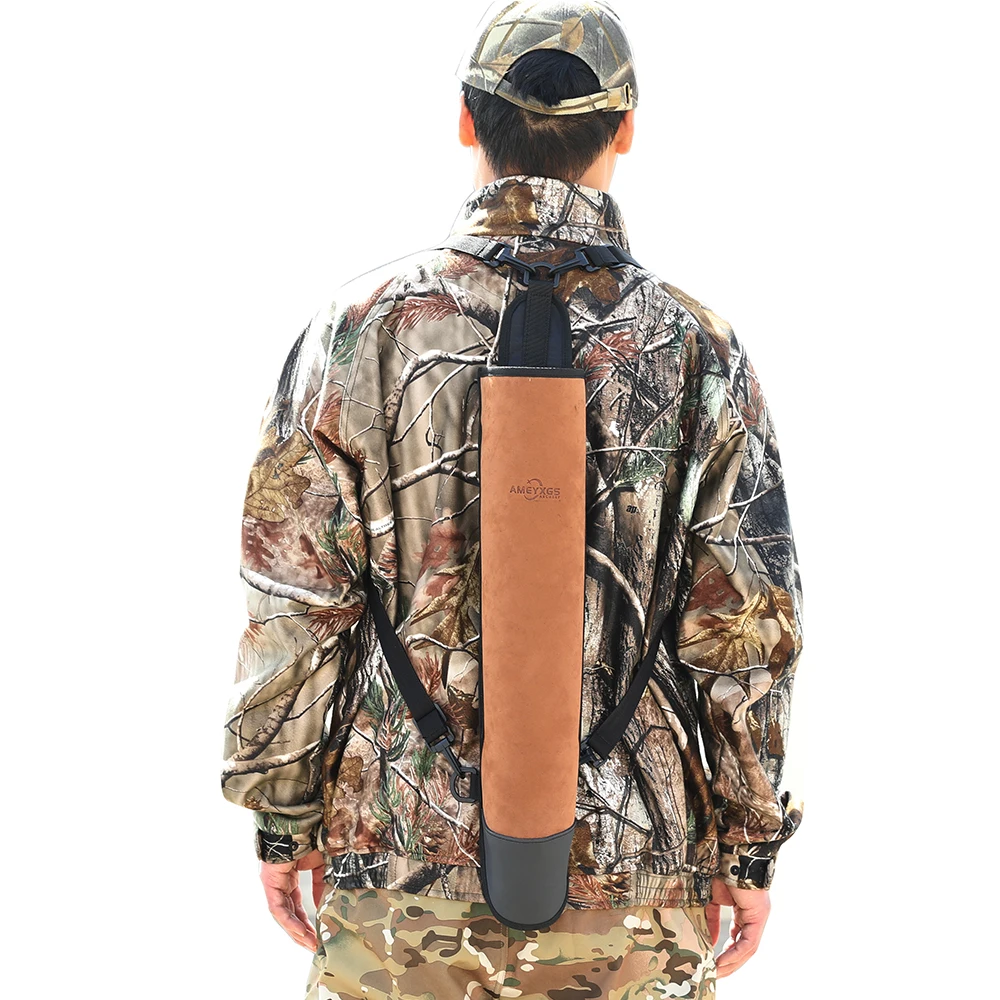 Carcaj de flechas de tiro con arco, hombro ajustable/mochila, soporte de flechas para arco, caza al aire libre, tiro al objetivo, bolsa de almacenamiento de flechas L/RH - imagen 2