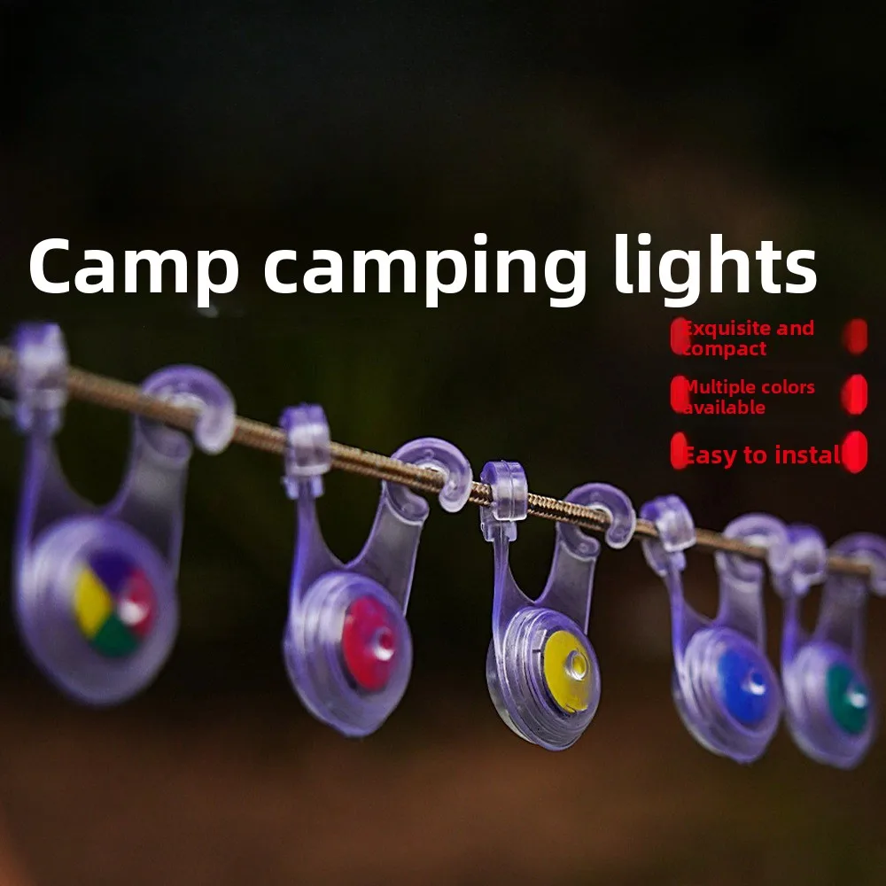Linterna impermeable LED mini colgante para camping y pesca