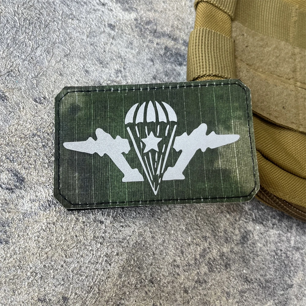 Parche de insignia de moral de Chevron "VDV", emblema táctico militar, parche de señal de llamada, tecnología impresa, pegatinas para mochila con gancho y bucle - imagen 3