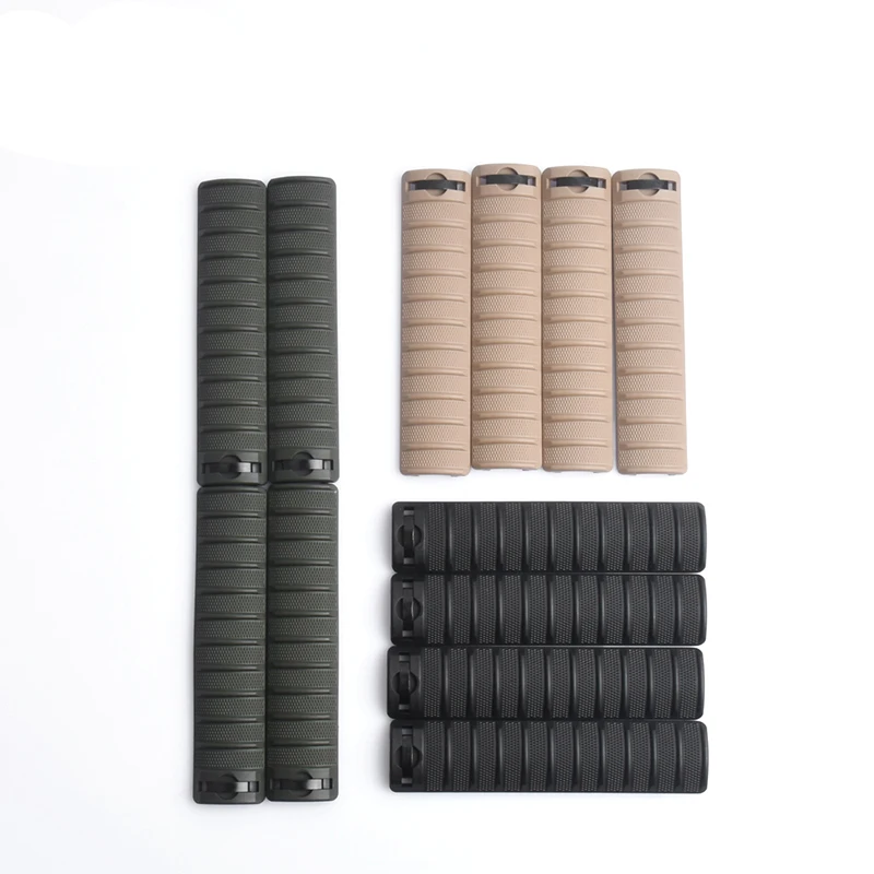 4 Uds. Cubierta de riel de plástico de nailon táctico Knights Armament II para accesorios de pistola de juguete Airsoft 20mm riel Picatinny M4 AR15 Hk416 - imagen 5