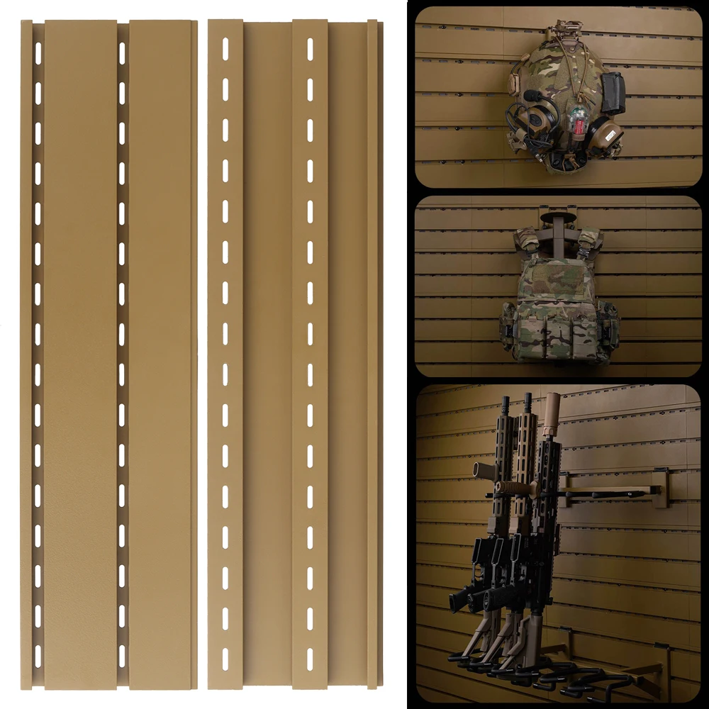 Estante de exhibición de pared para equipo táctico, 5 uds., para pistola, Airsoft, Rifles, escopetas, casco rápido, aparejo de pecho, chaleco de caza, portador de placa - imagen 2