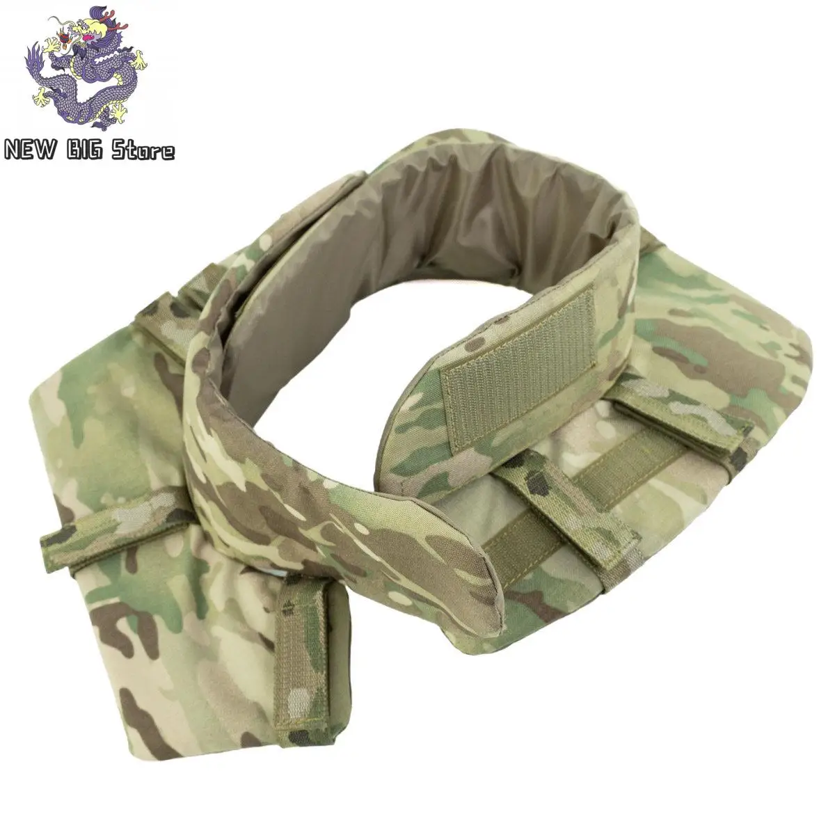 Protector táctico ajustable para cuello, amplia cobertura airsoft - imagen 3