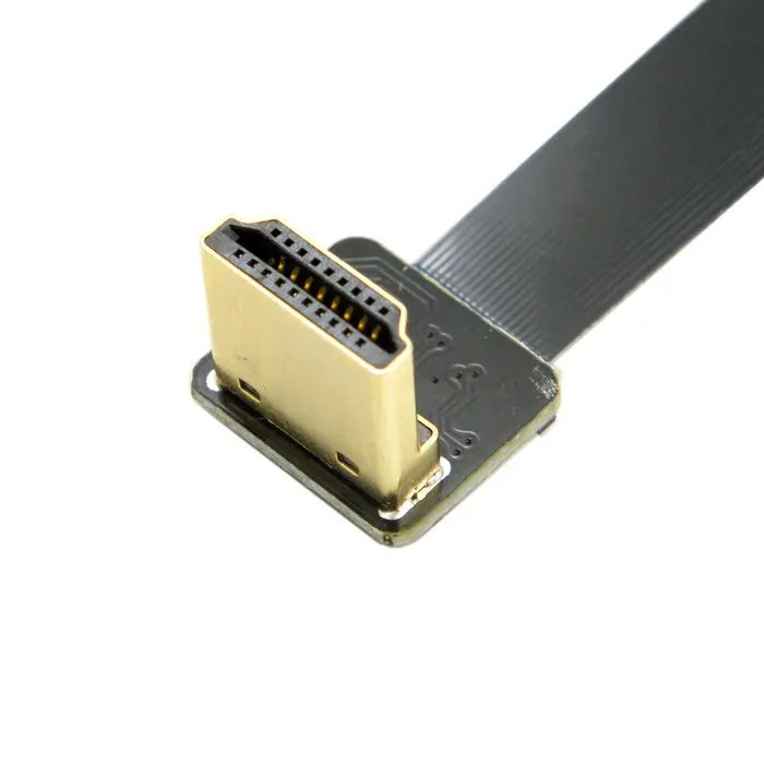 Cable adaptador de HDTV CY, Cable de cámara FPV tipo A macho A HDTV macho, Cable plano HDTV para antena - imagen 4