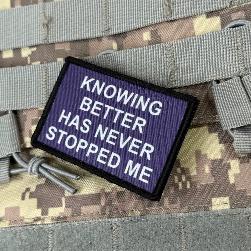 Parche militar gancho y bucle para brazalete Knowing Better - imagen 4