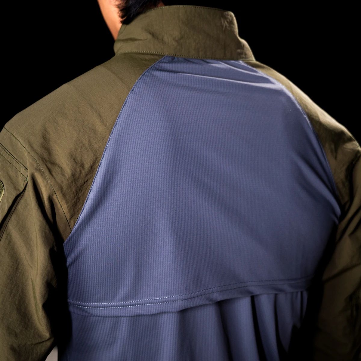 Ropa táctica Modular para exteriores, camiseta de Fitness elástica con sensación de hielo y protector solar de secado rápido para verano - imagen 3