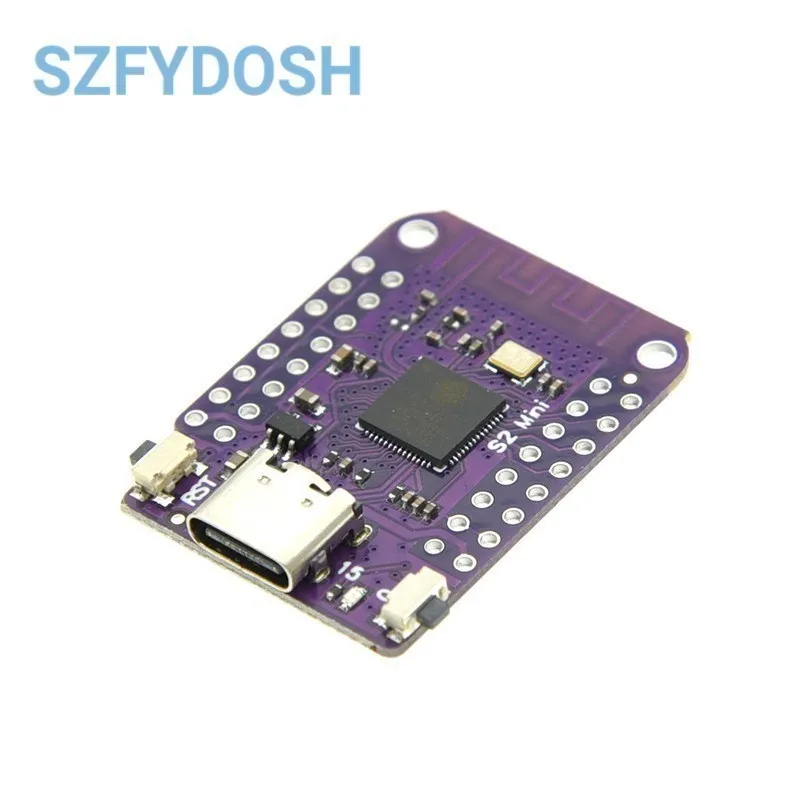 Placa S2 Mini V1.0.0 WIFI IOT basada en ESP32-S2FN4R2 ESP32-S2 4MB FLASH 2MB PSRAM Compatible con Arduino MicroPython - imagen 2