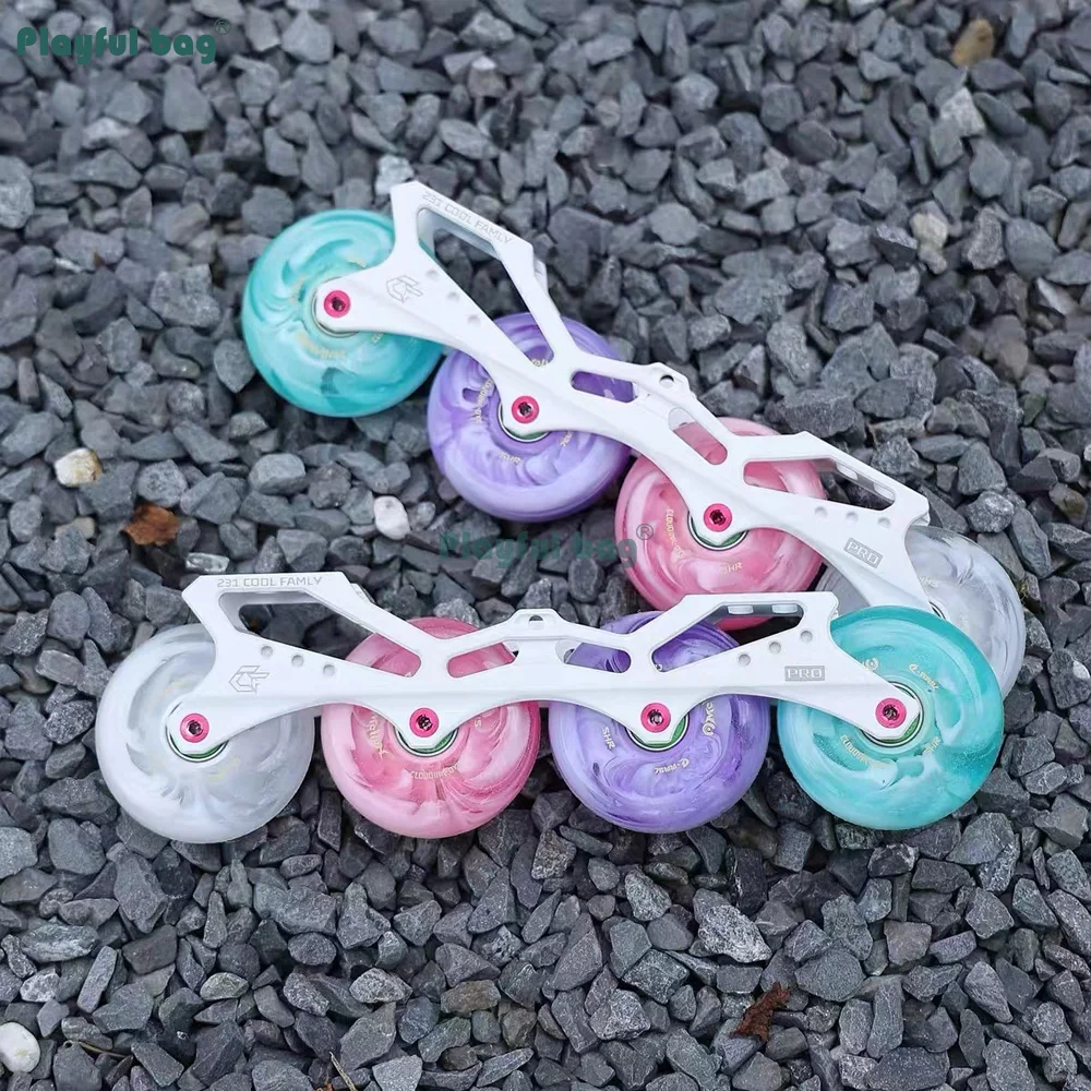 Ruedas patín en línea 85A Freestyle Slalom – Multicolor - imagen 4