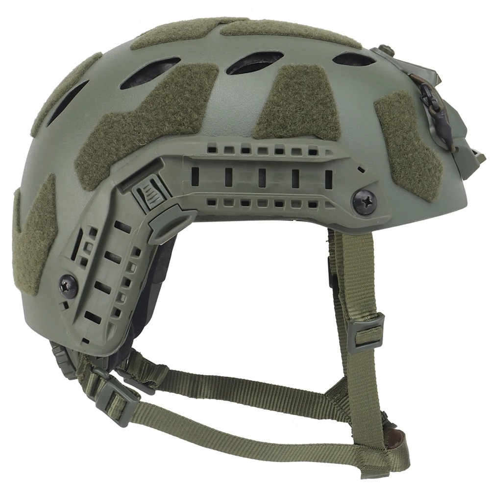 Casco balístico Airsoft FAST SF de corte súper alto, ligero, para caza al aire libre, juego CS, entrenamiento de tiro de Paintball, casco táctico
