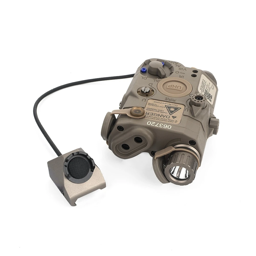 WADSN interruptor de presión de un solo botón para 20mm Picaitnny Tacitcal DBAL-A2 PEQ15 láser M300 M600 linterna Airsoft piezas de armas - imagen 3