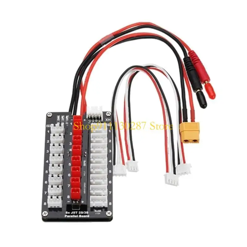 Placa carga paralela avanzada con enchufe J1HC XT60 para cargador equilibrio B6 - imagen 2