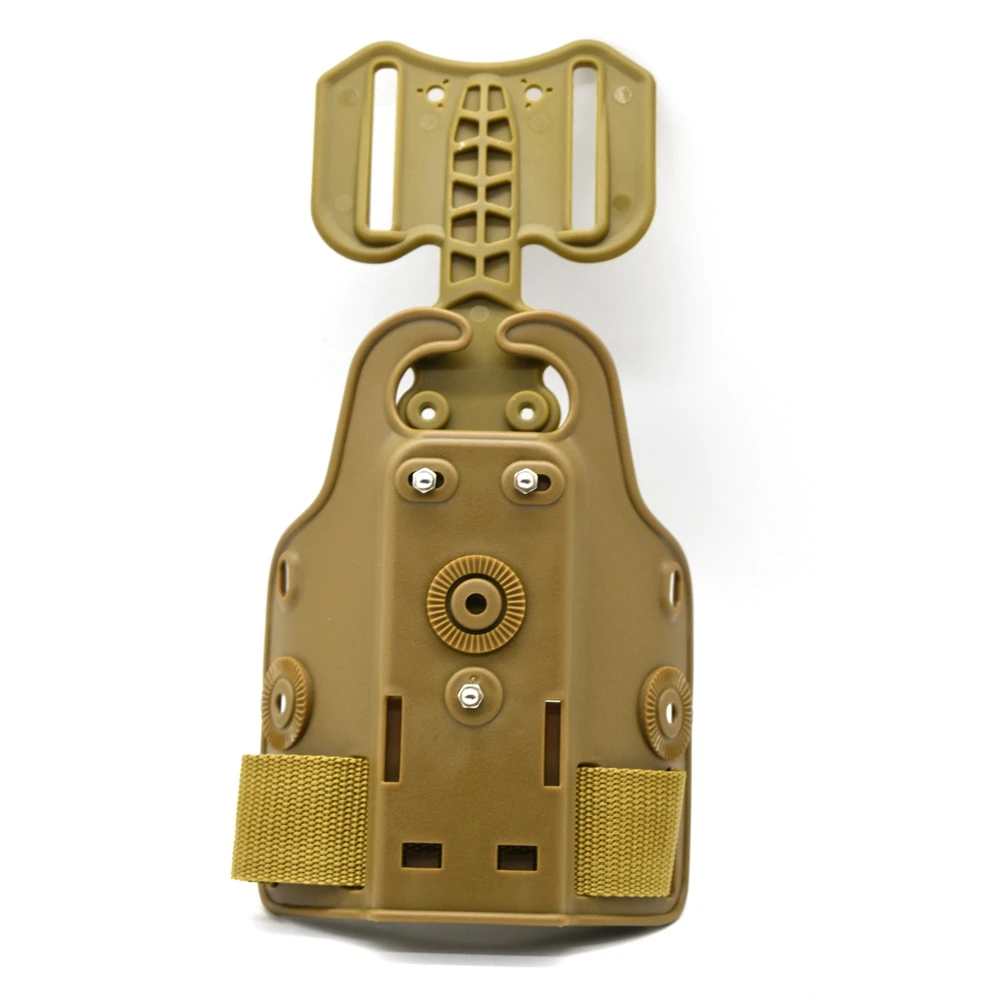 Adaptador táctico Flex, plataforma de pierna caída para G17 G19,1911,P226, M9,USP, accesorio para funda de pistola de caza - imagen 4