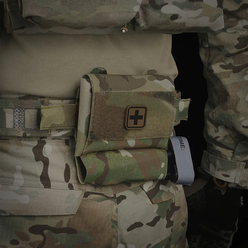 IFAK MOLLE botiquín EDC con torniquete y microtrauma para chaleco