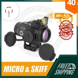 Mira telescópica de punto rojo G Optics GEN II 5X, retícula FMC