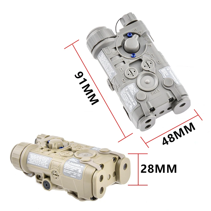 Indicador láser táctico de punto rojo, verde, azul, NGAL L3 PEQ, ajuste de 20mm, riel Picatinny, luz blanca, linterna estroboscópica, caza, airsoft - imagen 4