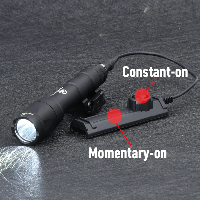 WADSN-linterna exploradora M600C, interruptor de presión Dual Functiom, Surfire M300 M600, 600lm, luz para arma, iluminación Airsoft para caza al aire libre - imagen 4