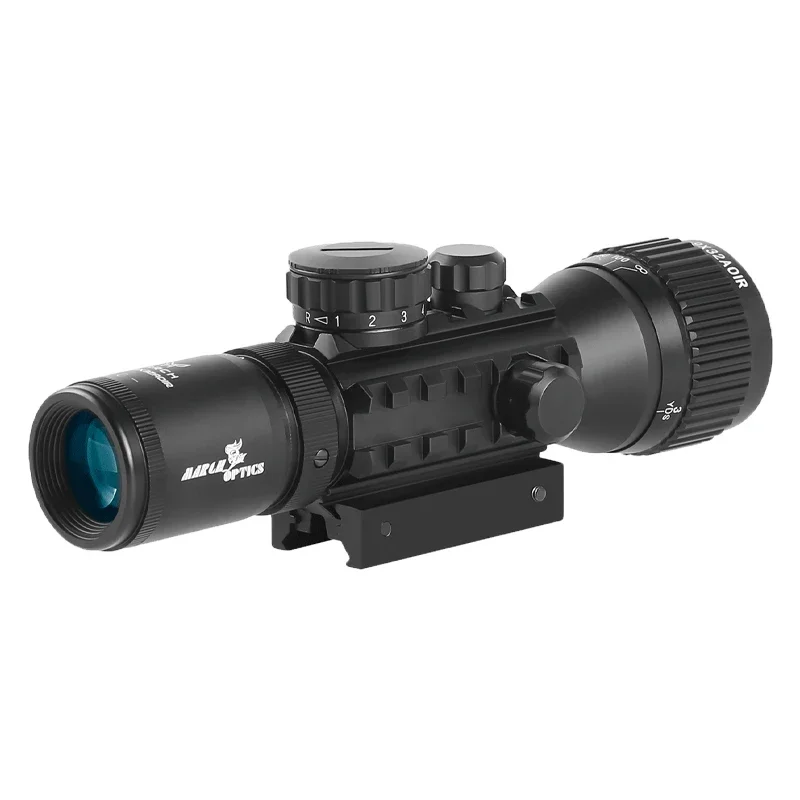 HK 3-9X32AOIR táctico rojo verde Cruz caza táctica óptica mira telescópica Airsoft accesorios colimador vista 20mm montaje en riel - imagen 5