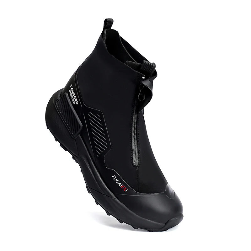 CAMSSOO zapatos de senderismo impermeables para hombre, zapatos de escalada para deportes al aire libre de invierno, botas tácticas de caza, zapatillas de Trekking cálidas de alta calidad - imagen 5