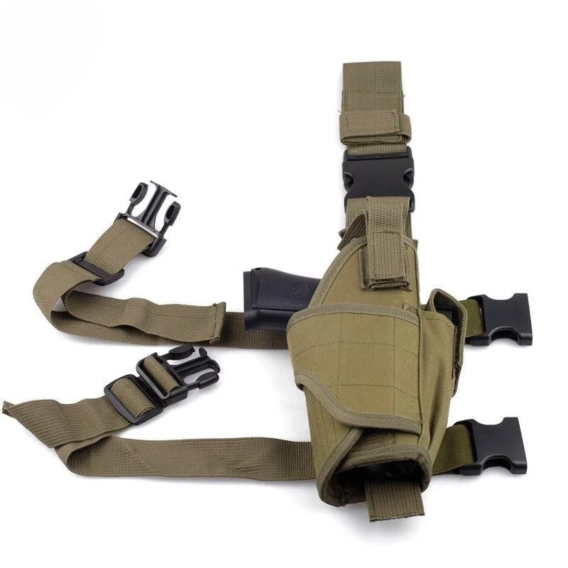 Cinturón mágico ajustable, accesorios para pistola de caza, cubierta para pistola de aire, cubierta táctica militar para pierna de nailon para exteriores - imagen 2