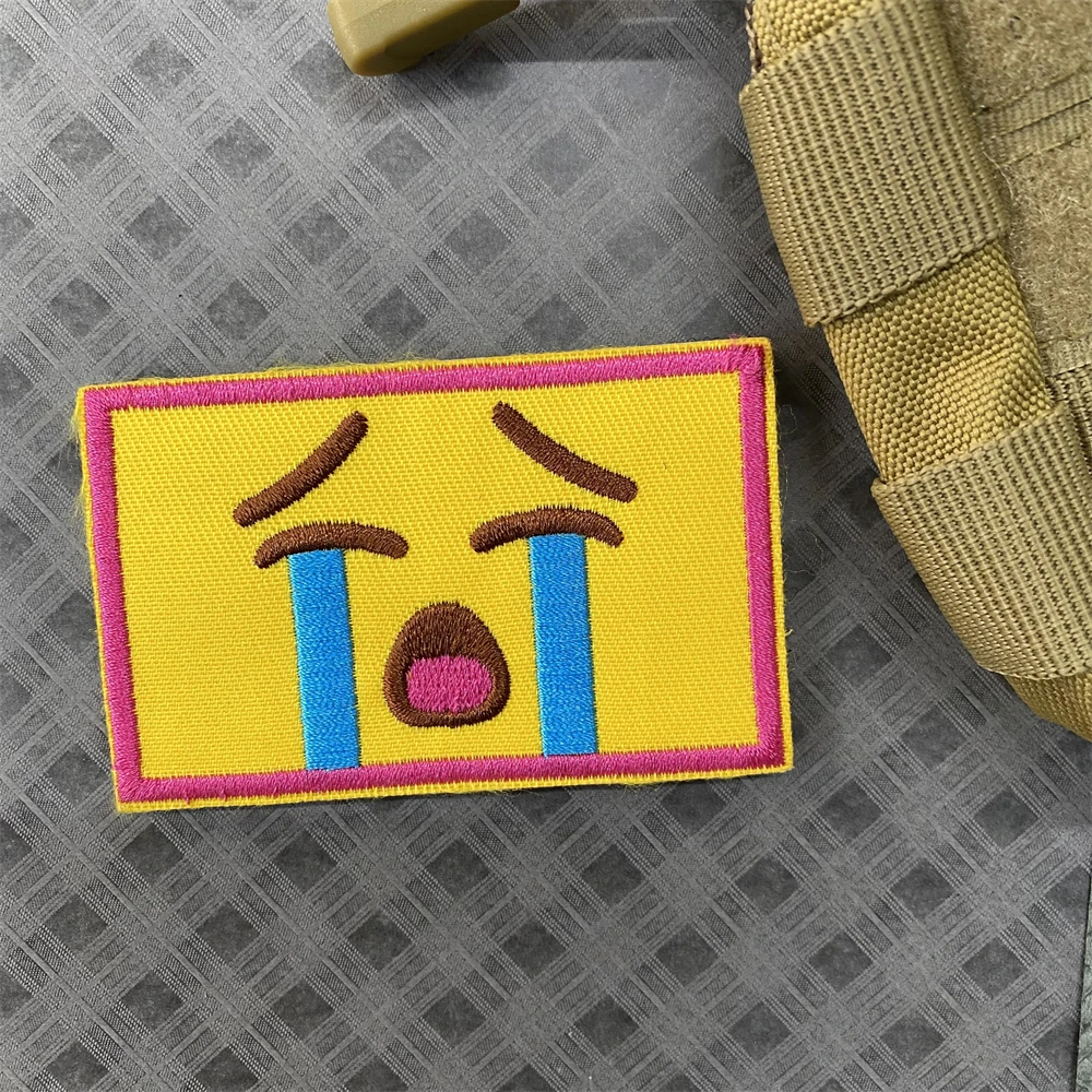 Parche bordado de gatito lindo para ropa, insignia de moral de dibujos animados, mochila táctica, gancho y bucle, pegatina, sombrero, accesorios - imagen 4