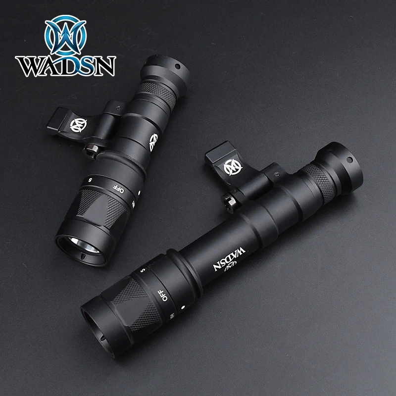 WADSN-linterna Surefir M300 M600, M340 M640, luz de explorador de armas, compatible con Mlok/keymod/Picatinny, interruptor de montaje, cola constante, ARMA remota - imagen 3