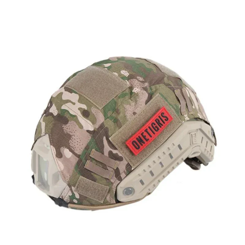Cubierta de casco táctico, accesorio de equipo para Airsoft Paintball Wargame Gear CS FAST, circunferencia de la cabeza, 52-60cm - imagen 5