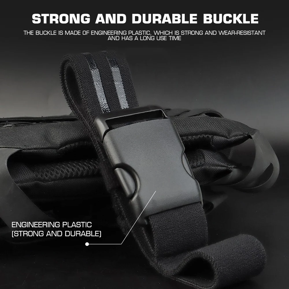 Cinturón táctico elástico antideslizante para muslo, accesorios para funda de pistola, Compatible con plataforma de pierna caída QLS - imagen 4