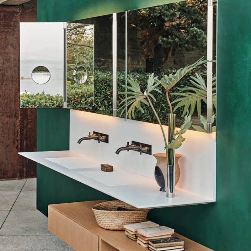 DuPont Corinne lavabo integrado, encimera, combinación de armario de baño, lavabo debajo de la Mesa - imagen 2