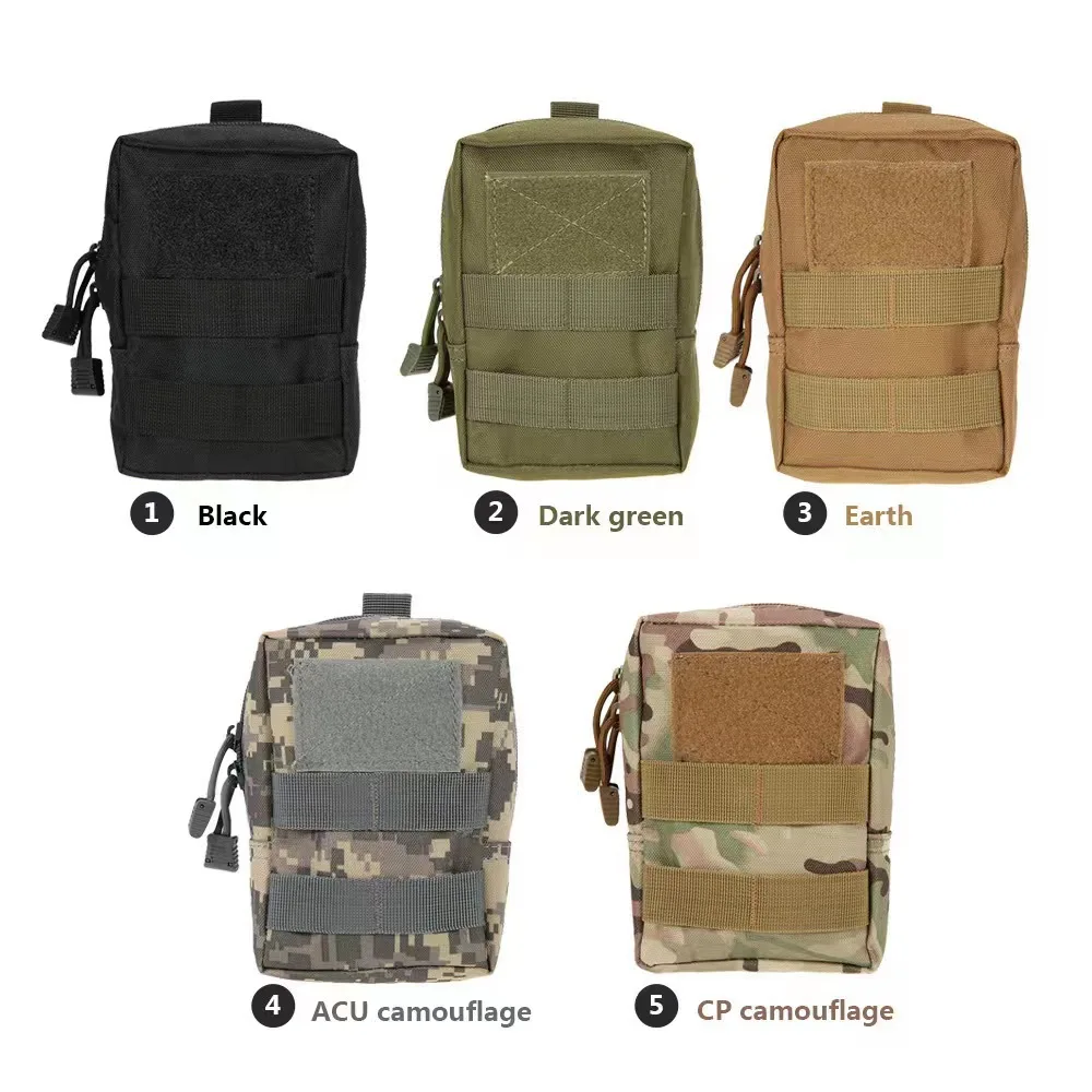 Molle-chaleco táctico para teléfono móvil, bolsa de cintura pequeña, accesorios EDC Molle - imagen 4