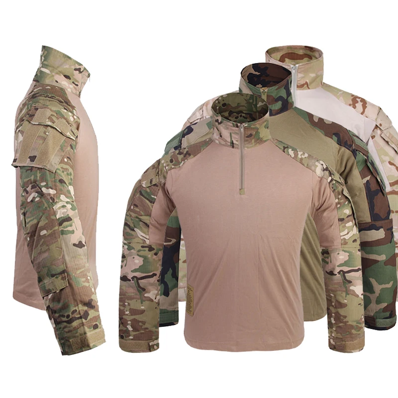 Camiseta táctica EmersonGear G3 BDU AOR2 ripstop para outdoor - imagen 3