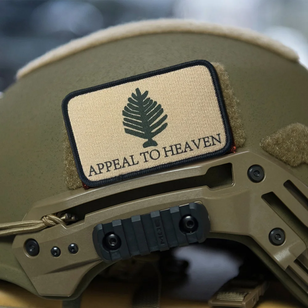 Parches de Meme atractivo al cielo, parche de gancho y bucle, brazalete moral, insignia de moral del ejército militar, pegatinas tácticas para mochila - imagen 3