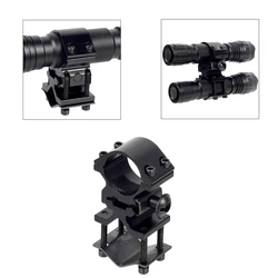 Abrazadera de barril de escopeta táctica, adaptador de montaje de alcance, Rifle de caza, soporte de linterna, accesorios para exteriores