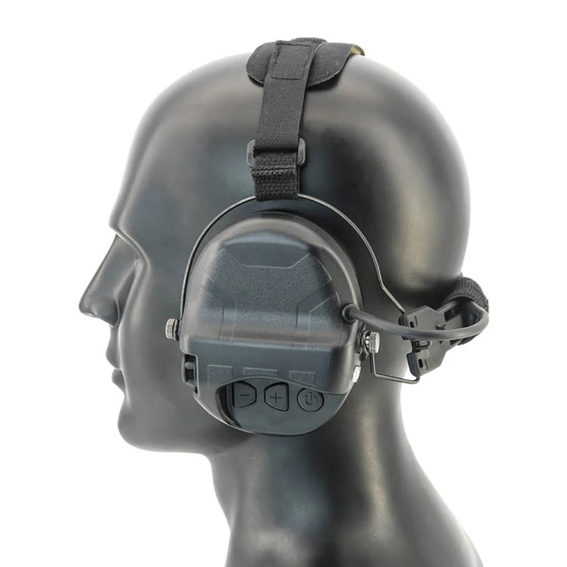 Auriculares tácticos con captación de sonido y reducción de ruido de señal digital con chip DSP - imagen 3