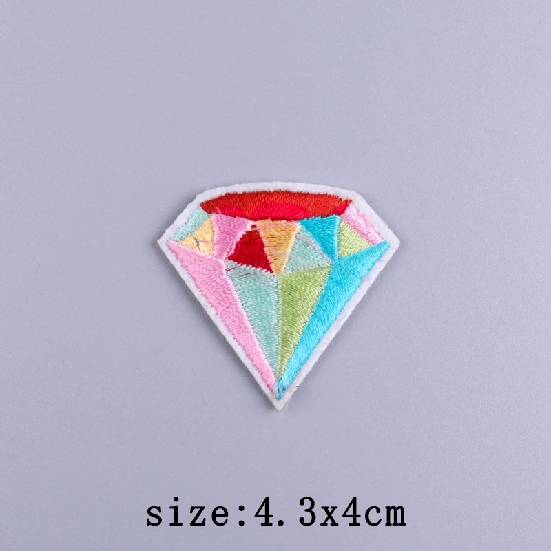 Parche de dibujos animados para planchar, parches para ropa, parches bordados de comida para ropa, parche para pastel para ropa, insignia a rayas, apliques decorativos - imagen 2