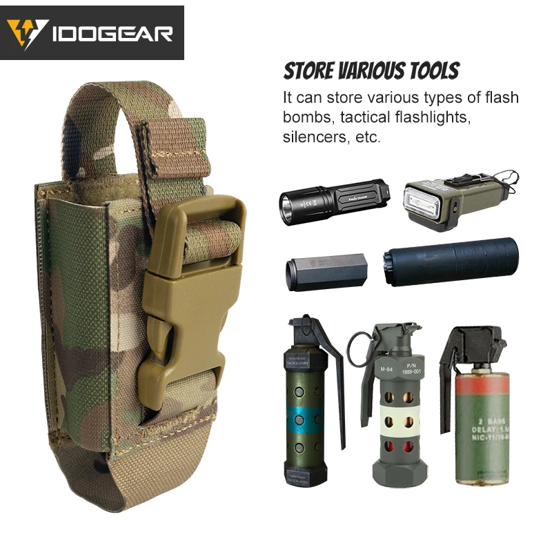 IDOGEAR-bolsa táctica militar, bolsa de herramientas multifunción MOLLE 3593 CS Wargame - imagen 2
