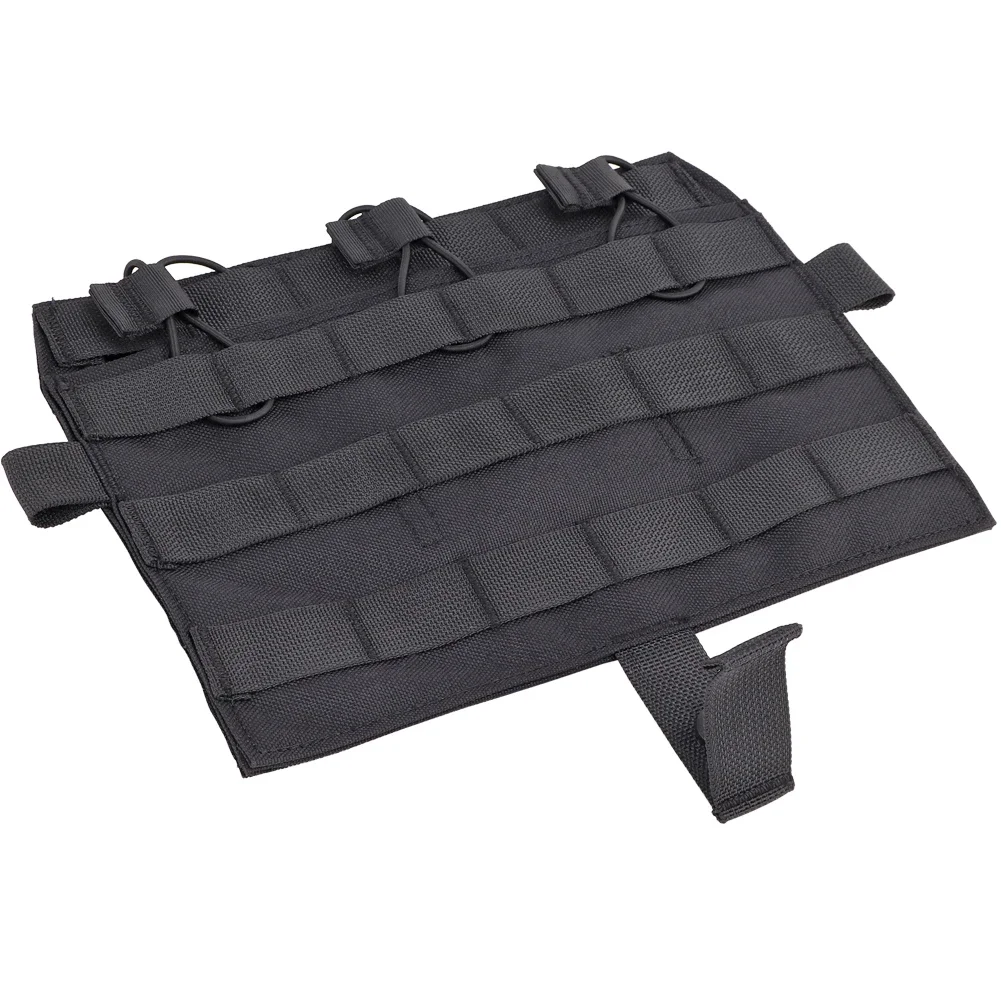Nueva placa frontal táctica desmontable, bolsa Triple para revistas, Panel MOLLE 5,56 M4 para chaleco AVS JPC, accesorios de caza - imagen 5