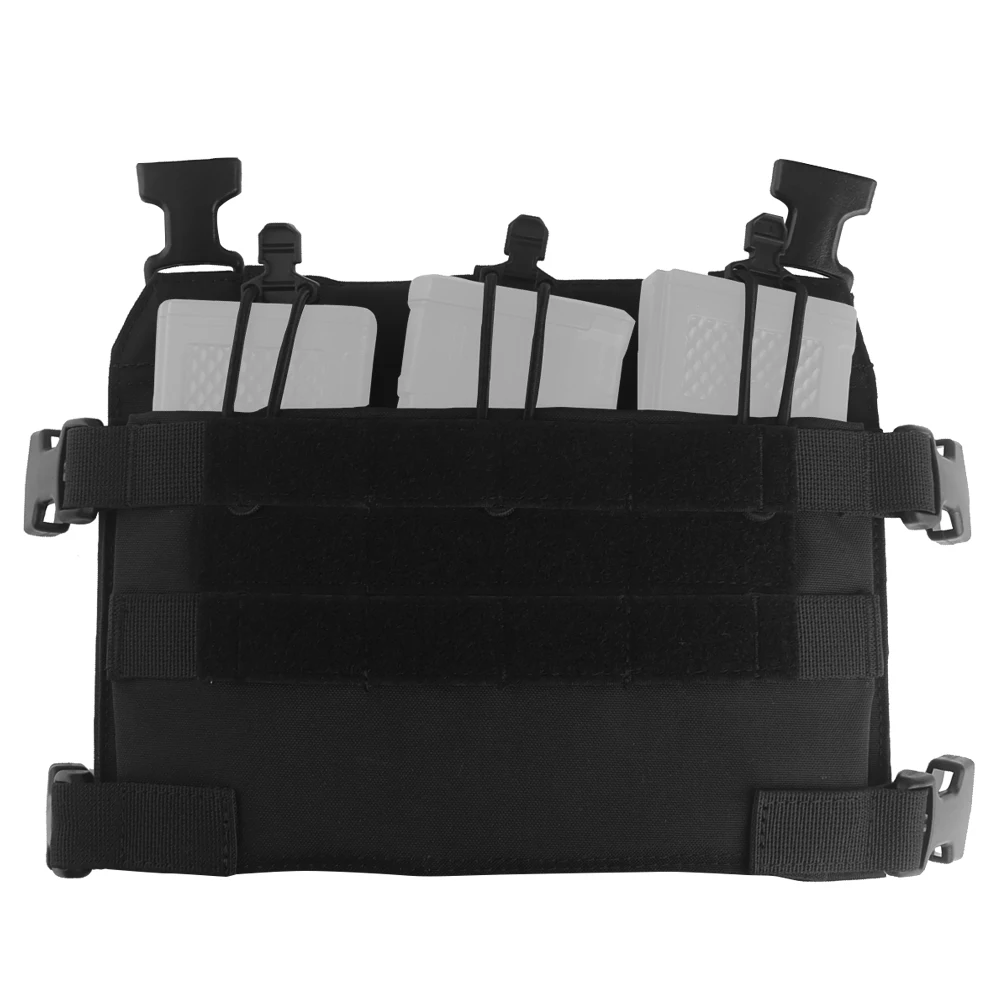 Bolsillo triple M4 5.56 cargadores panel frontal mochila caza - imagen 5