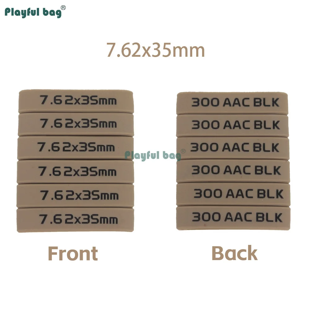 Banda para marcar revistas: bandas de goma de identificación táctica 5,56 y 7,62 - Marcador magnético codificado por colores para munición tipo AQB228 - imagen 4
