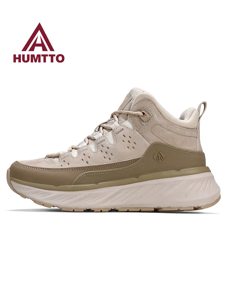 Zapatos de senderismo HUMTTO, zapatos informales para hombre, botas de trekking todoterreno impermeables antideslizantes para mujer, zapatillas deportivas, botas de caza para escalar - imagen 2