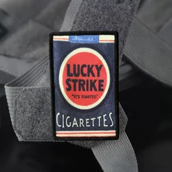 Parche táctico Lucky Strike para ropa y mochila, insignia moral