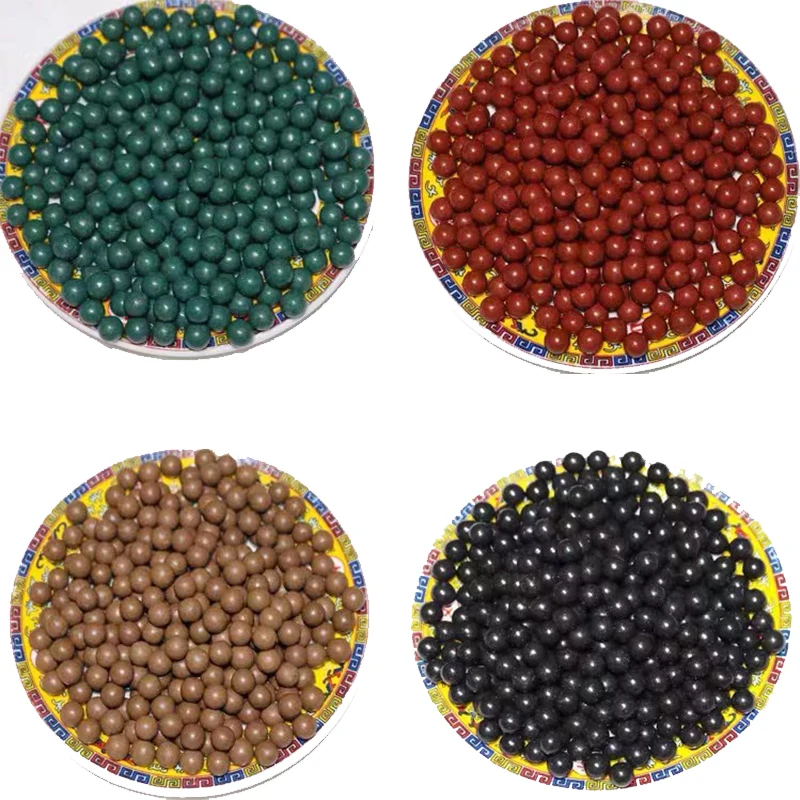 Pistola de aire tirachinas de cinco colores, 2000 piezas, 7-8MM, Bola de barro, tirachinas, objetivo de entrenamiento, Bola de barro de seguridad frágil, bala de competición - imagen 3