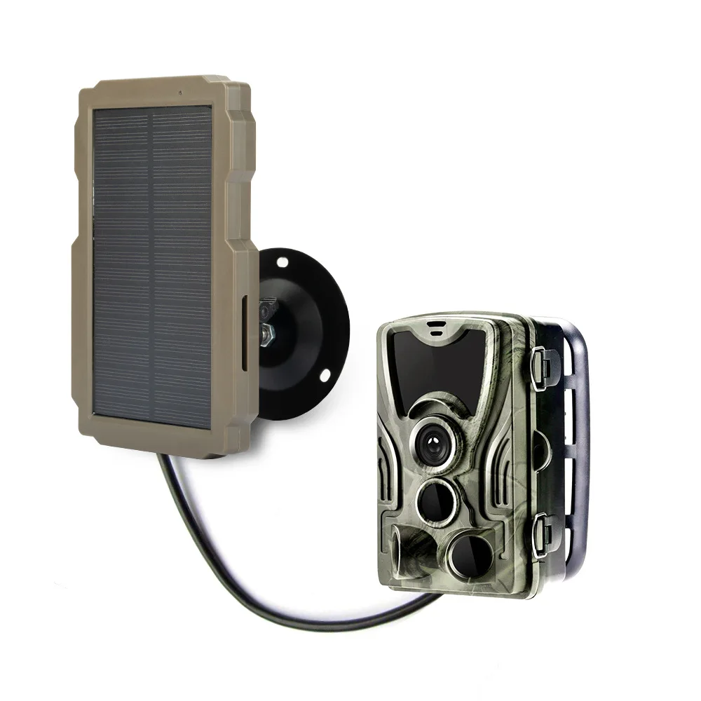 Kit de energía solar para cámaras de rastreo Panel solar de doble salida de 6 V/12 V y cargador de batería recargable para monitoreo extendido de la vida silvestre - imagen 3