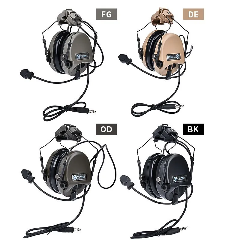 WADSN-auriculares tácticos para caza y tiro, cascos Sordin de estilo civil, para exteriores, con adaptador de riel de 20mm, U94, PTT - imagen 5