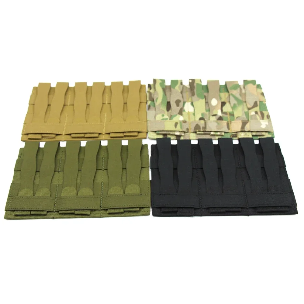 Bolsa táctica de 5,56/7,62mm, ligera, elástica, Triple Mag, accesorios del sistema Molle, riñonera, funda, bolsa funcional de camuflaje - imagen 3