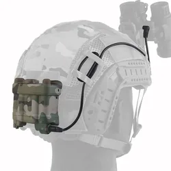 Casco táctico NVG AN/PVS-31, caja de batería, modelo simulado, sin función, material de nailon